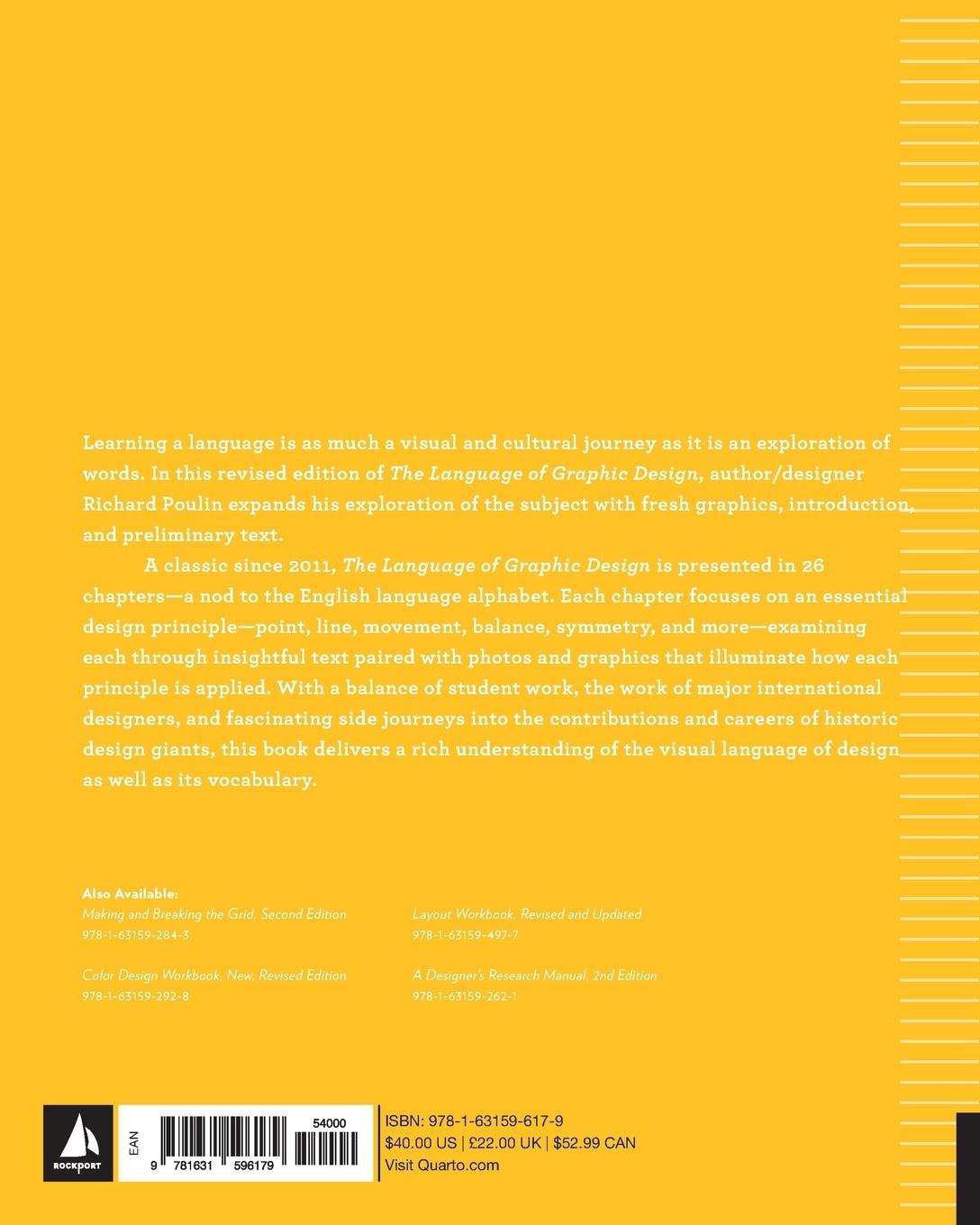 Rückseitencover The Language of Graphic Design Revised and Updated