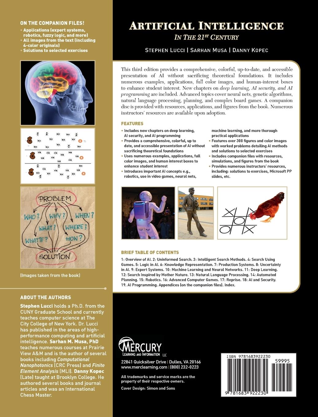 Rückseitencover Artificial Intelligence in the 21st Century