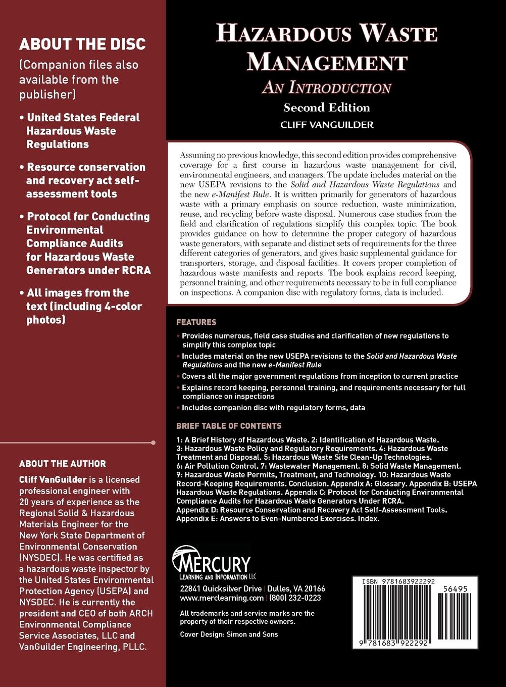Rückseitencover Hazardous Waste Management