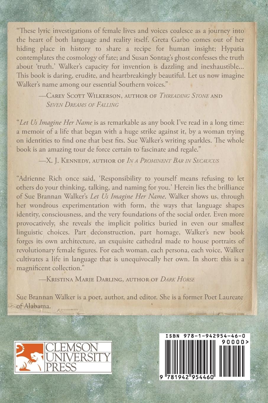 Rückseitencover Let Us Imagine Her Name