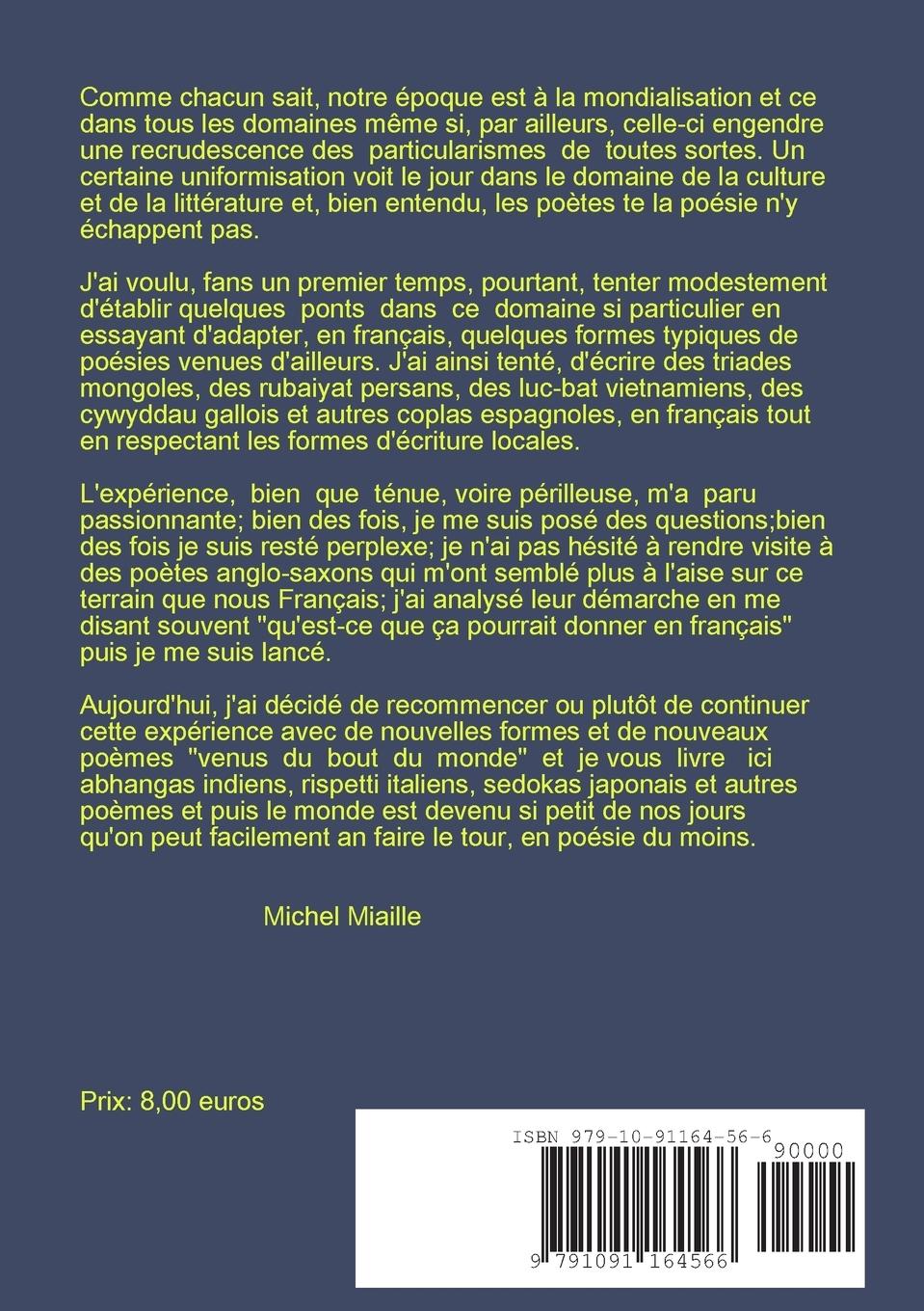 Rückseitencover Poèmes du monde entier II