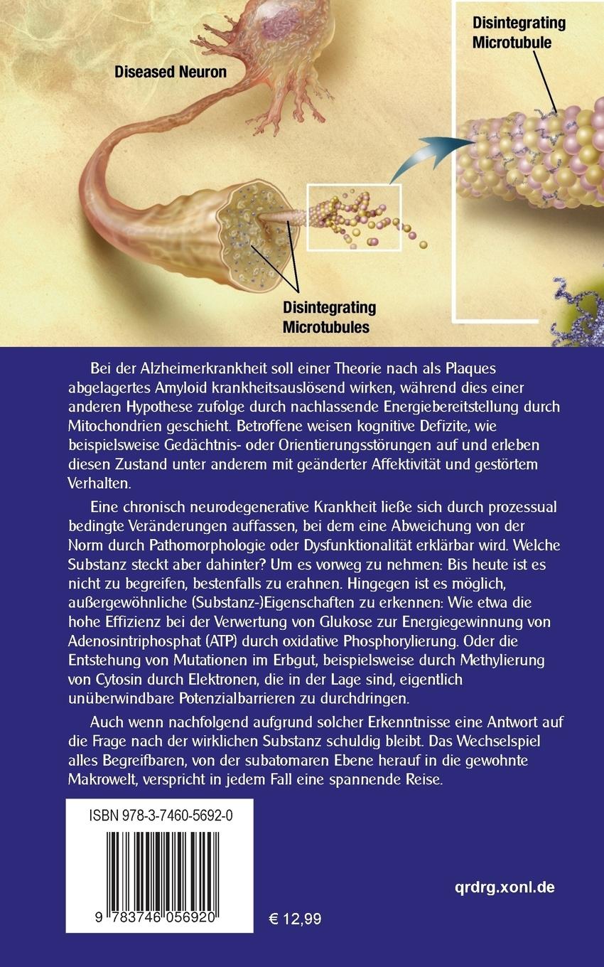 Rückseitencover Eine andere Sicht  auf die Entstehung der sporadischen Form der Alzheimerkrankheit