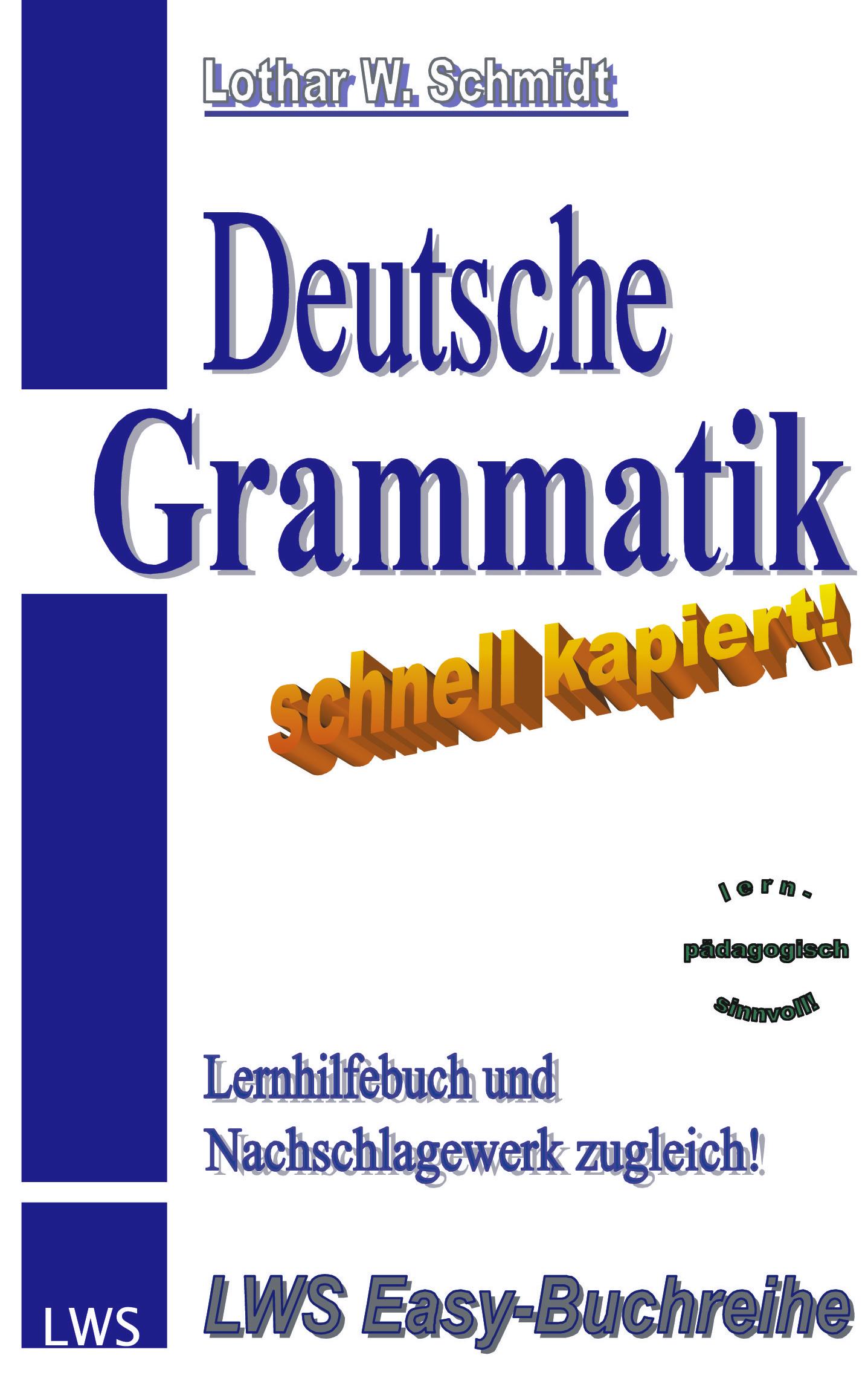 Vorderes Coverbild Deutsche Grammatik - schnell kapiert!
