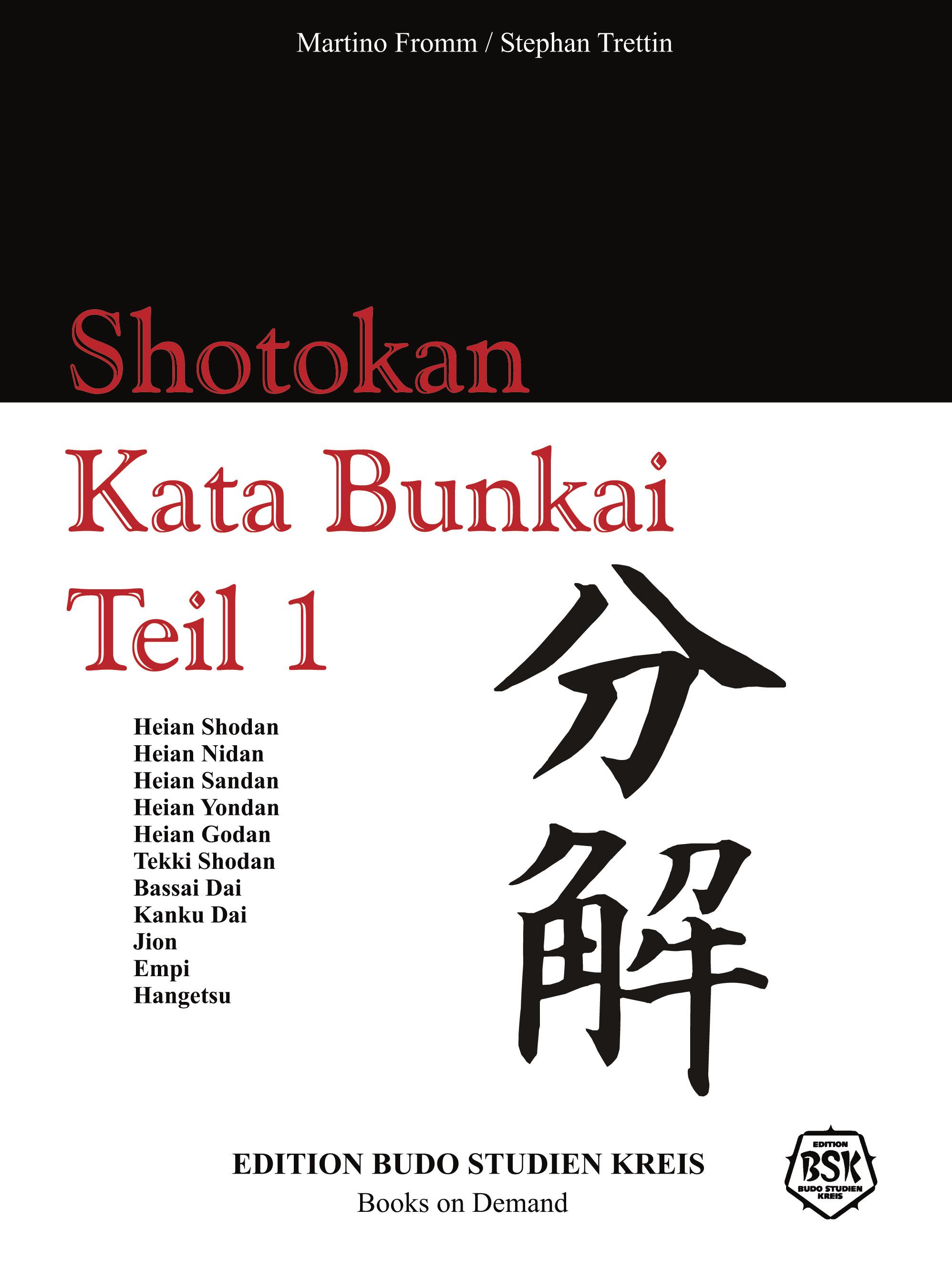 Vorderes Coverbild Shotokan Kata Bunkai Teil 1