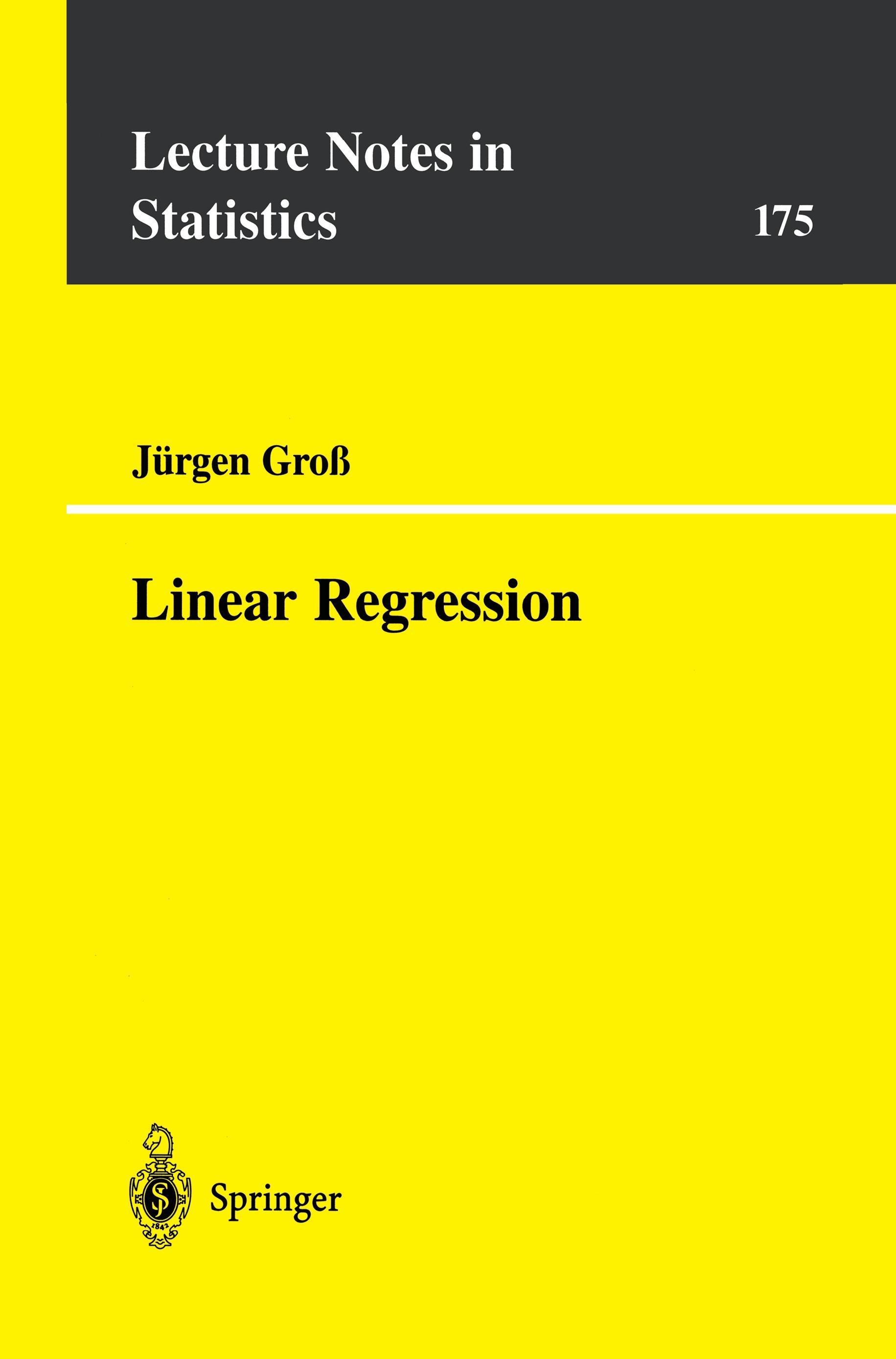 Vorderes Coverbild Linear Regression