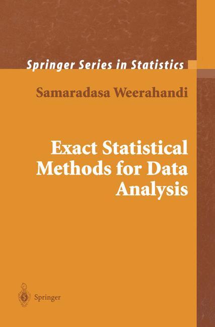 Vorderes Coverbild Exact Statistical Methods for Data Analysis