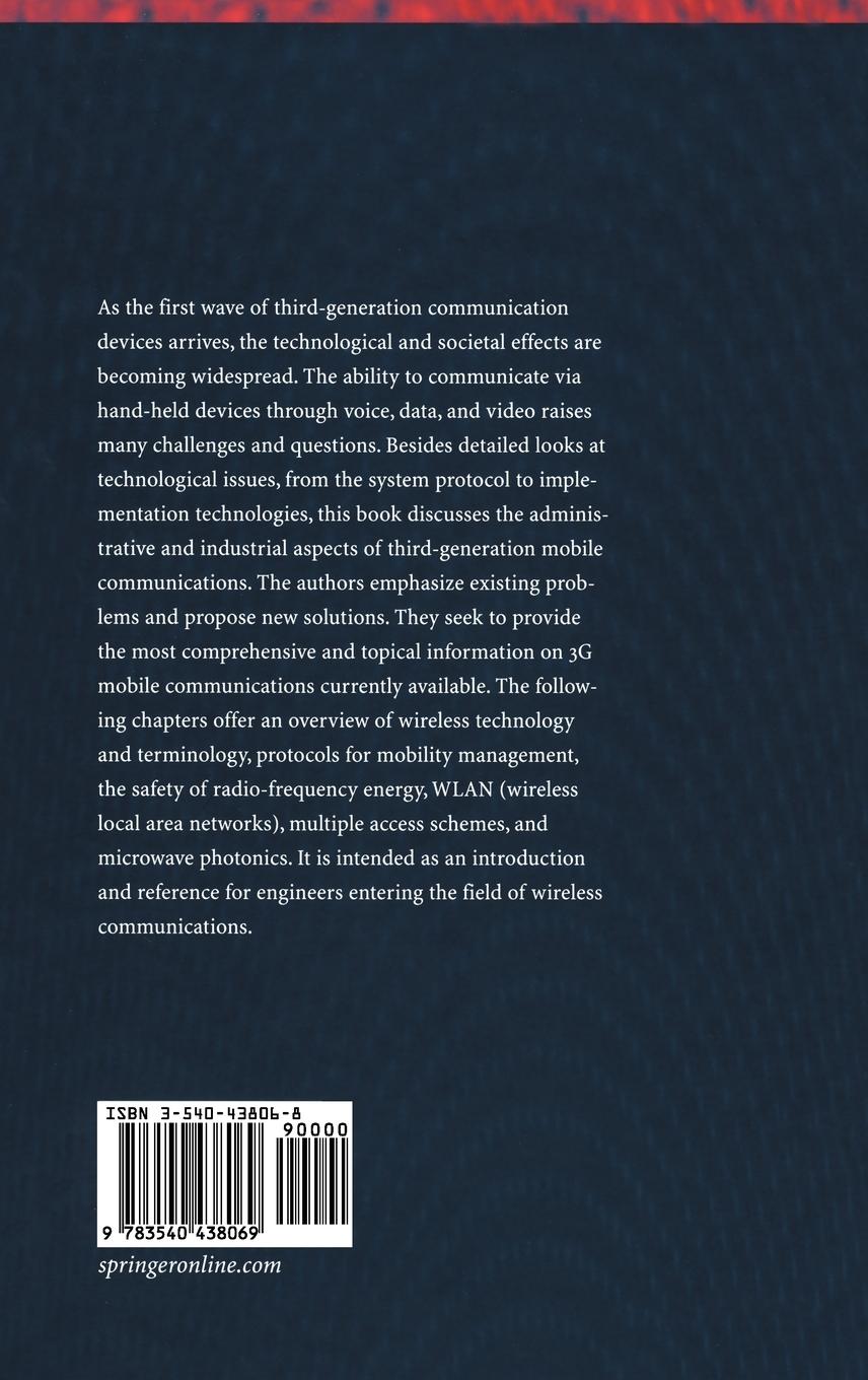 Rückseitencover Third Generation Communication Systems