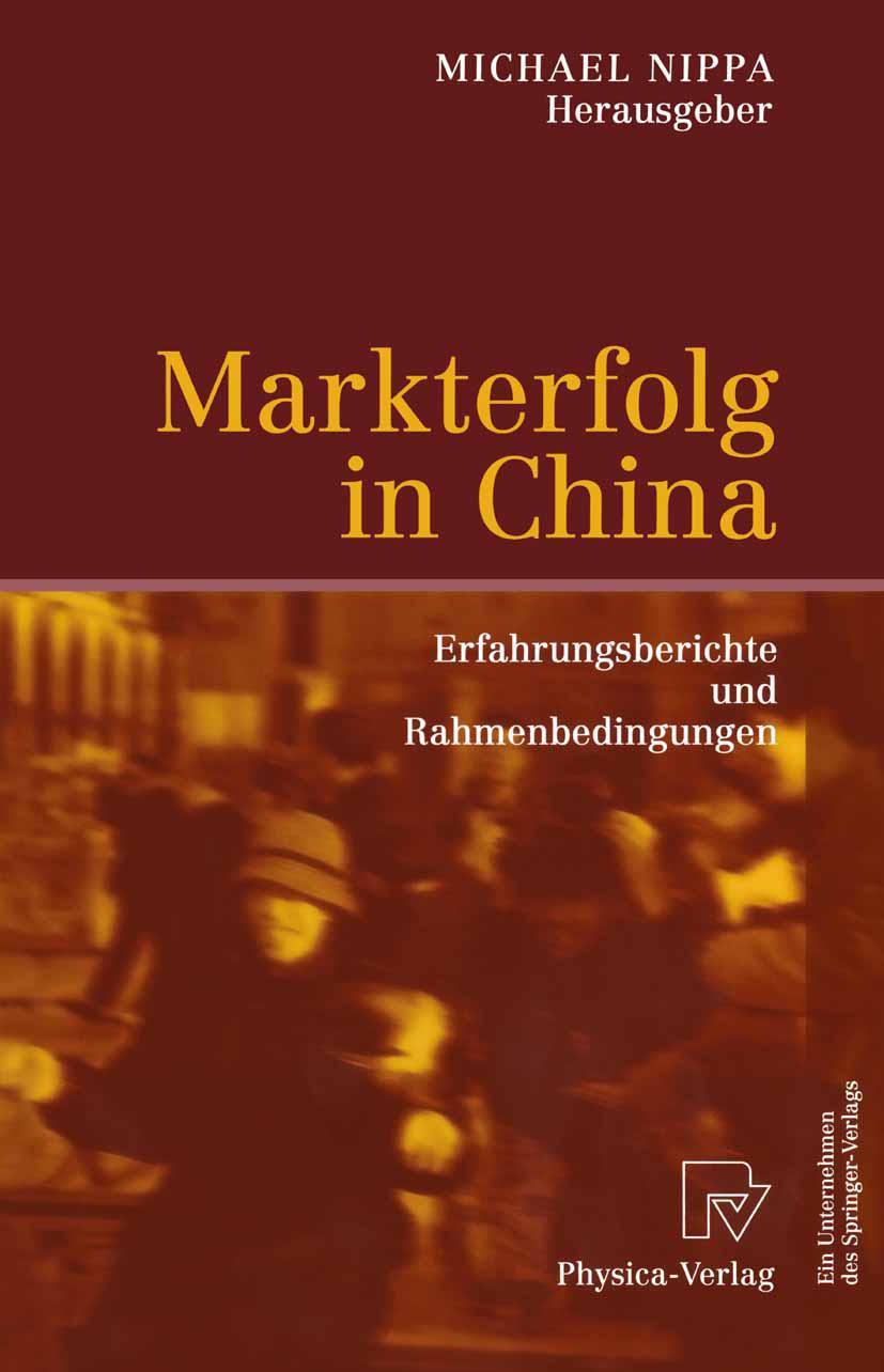 Vorderes Coverbild Markterfolg in China