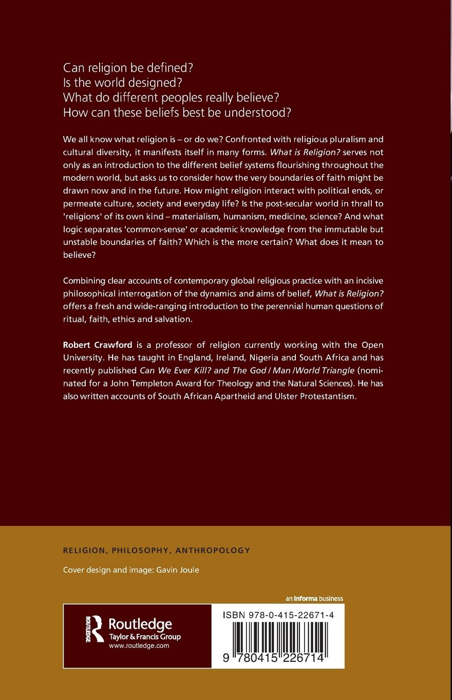 Rückseitencover What is Religion?