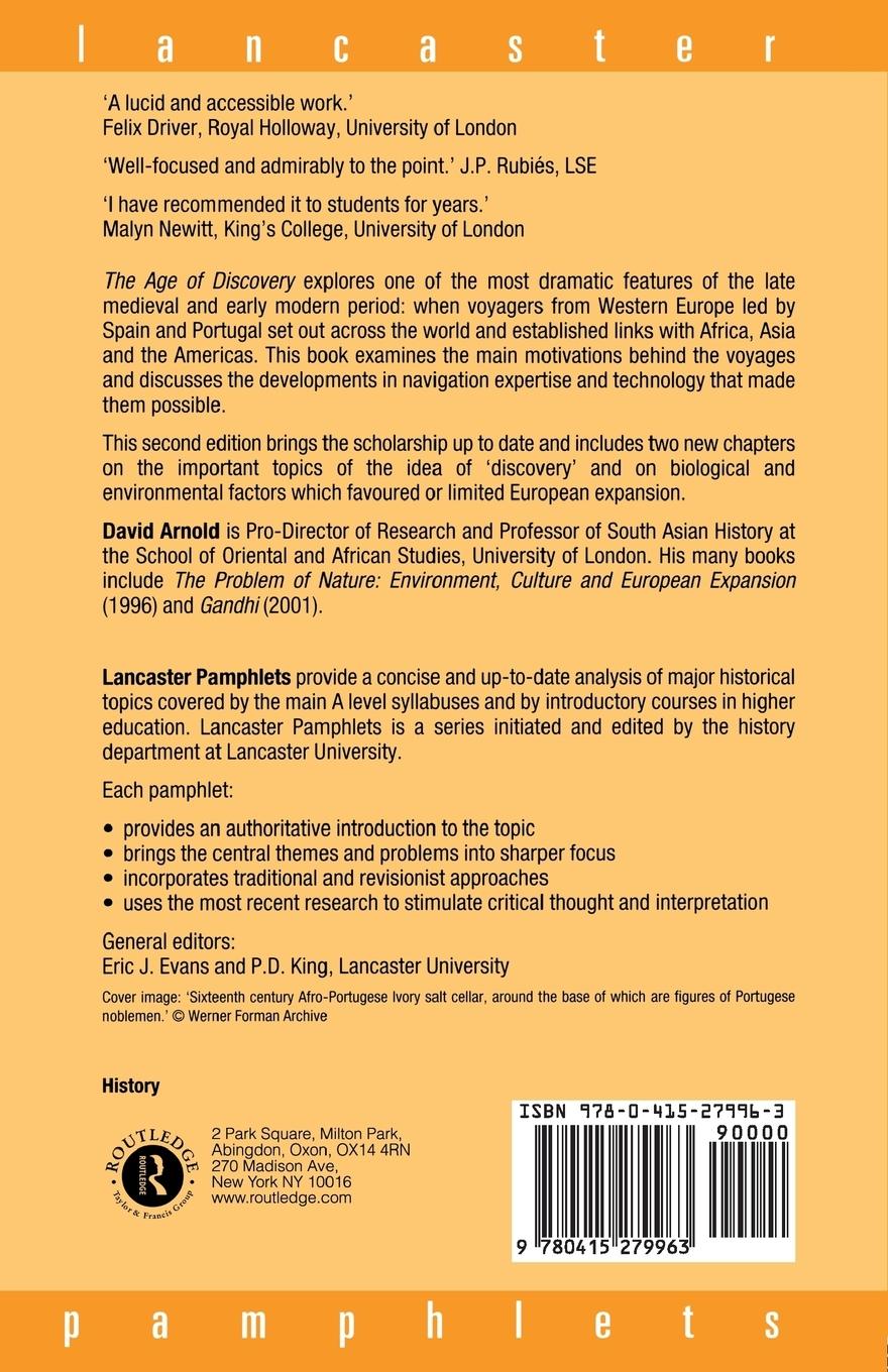 Rückseitencover The Age of Discovery, 1400-1600