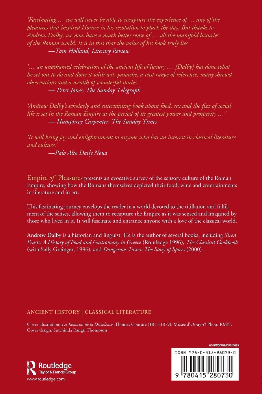 Rückseitencover Empire of Pleasures