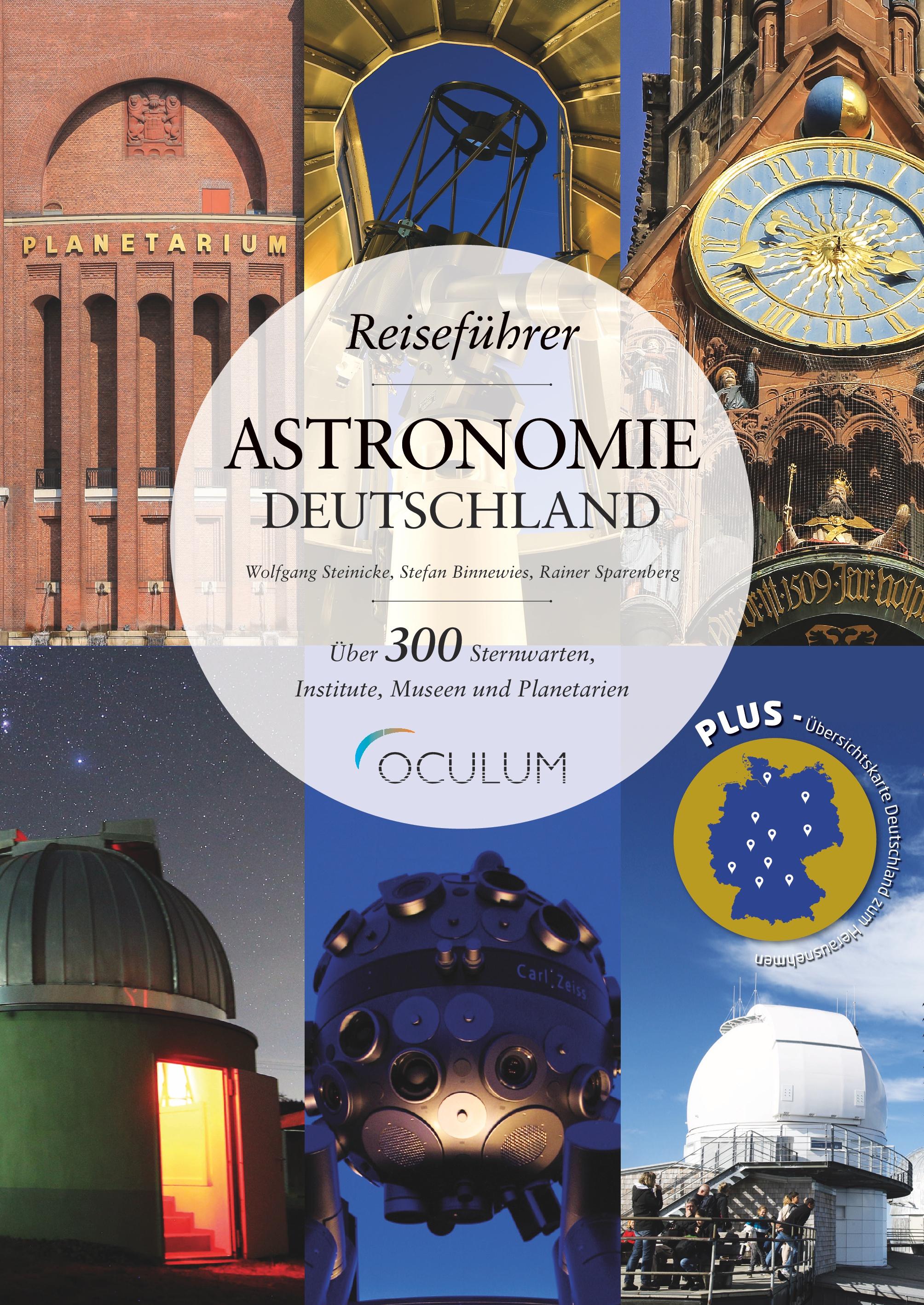 Vorderes Coverbild Reiseführer Astronomie Deutschland