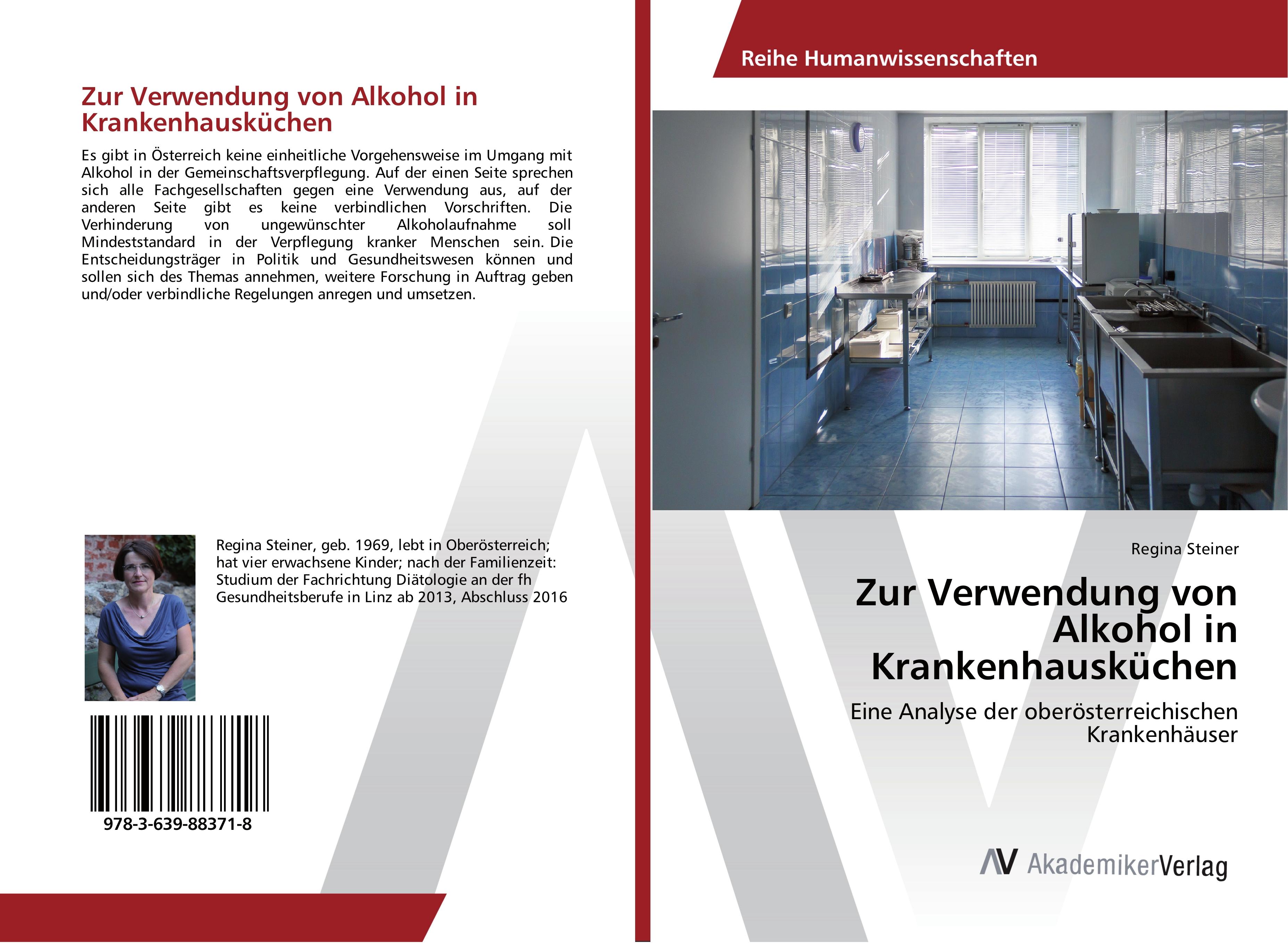 Vorderes Coverbild Zur Verwendung von Alkohol in Krankenhausküchen