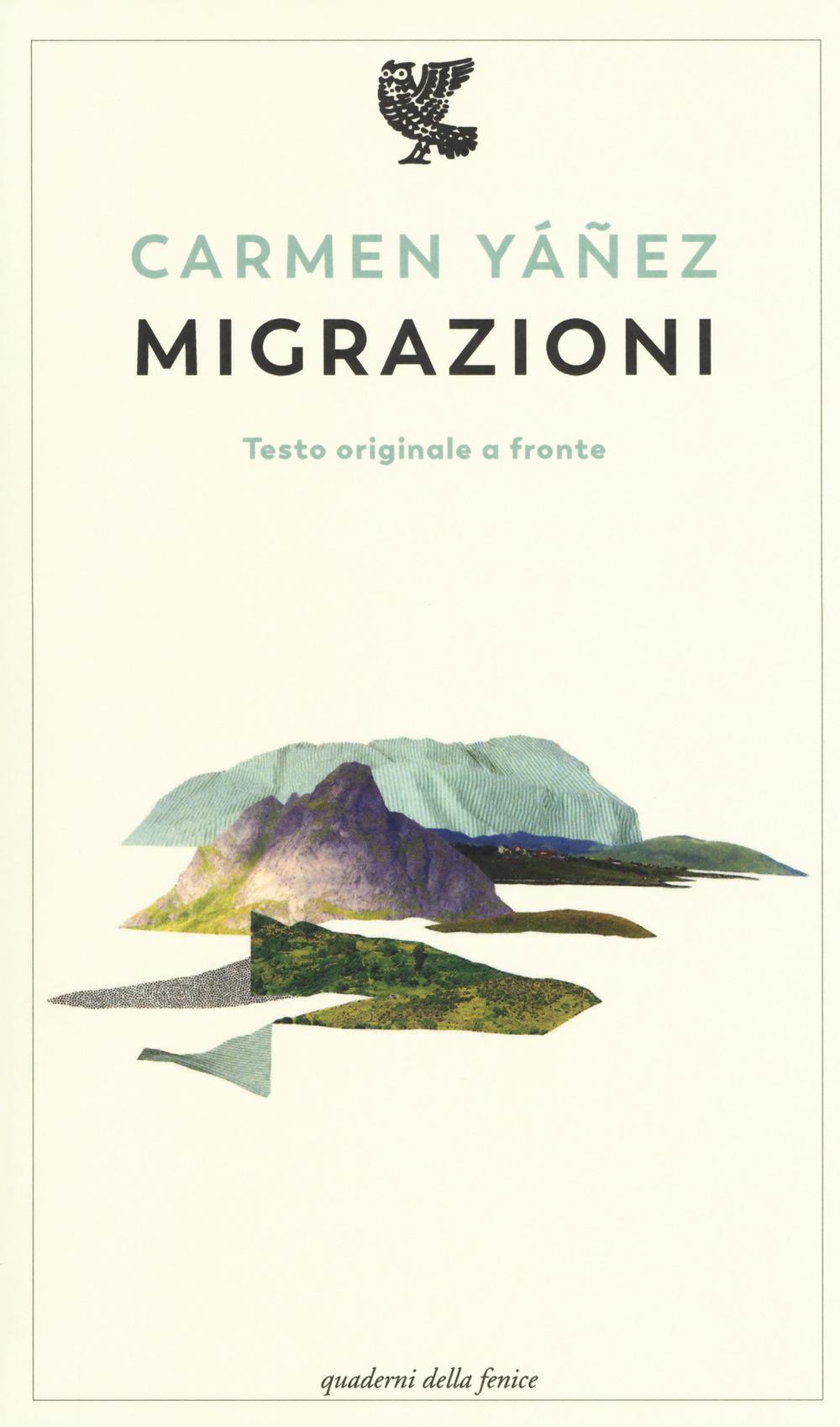 Vorderes Coverbild Migrazioni. Testo spagnolo a fronte