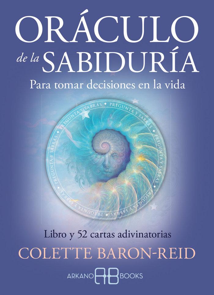 Vorderes Coverbild Oráculo de la sabiduría : para tomar decisiones en la vida : libro y 52 cartas adivinatorias
