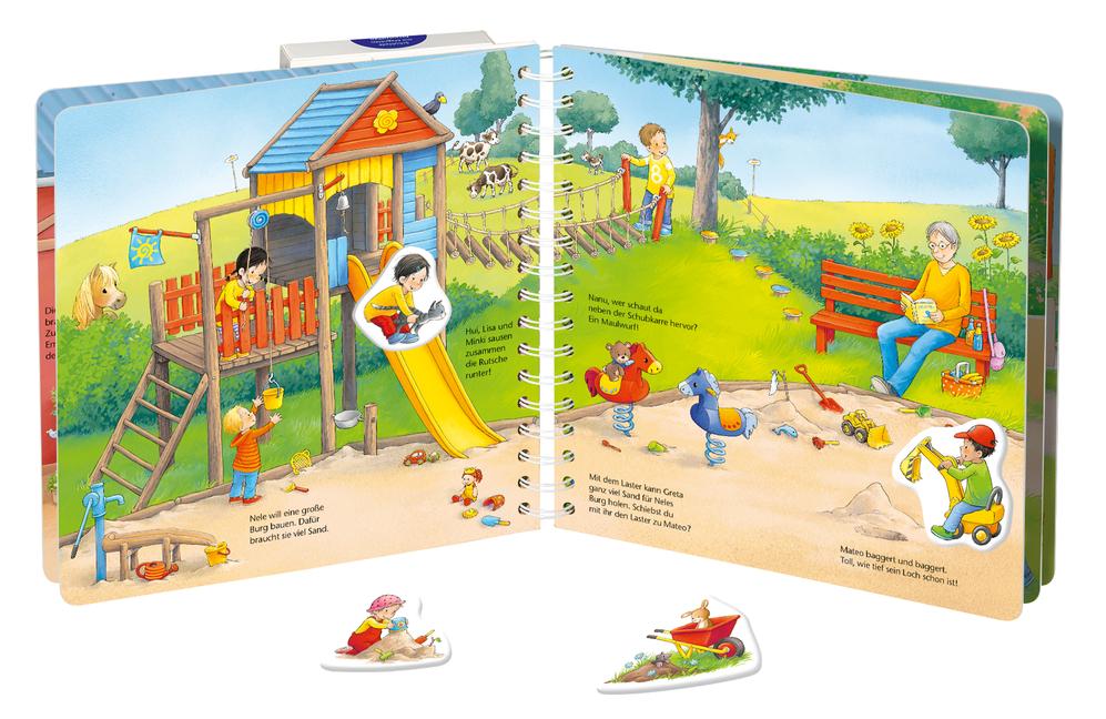 Beispielinhalt (Bild) Was gehört wohin? Auf dem Bauernhof