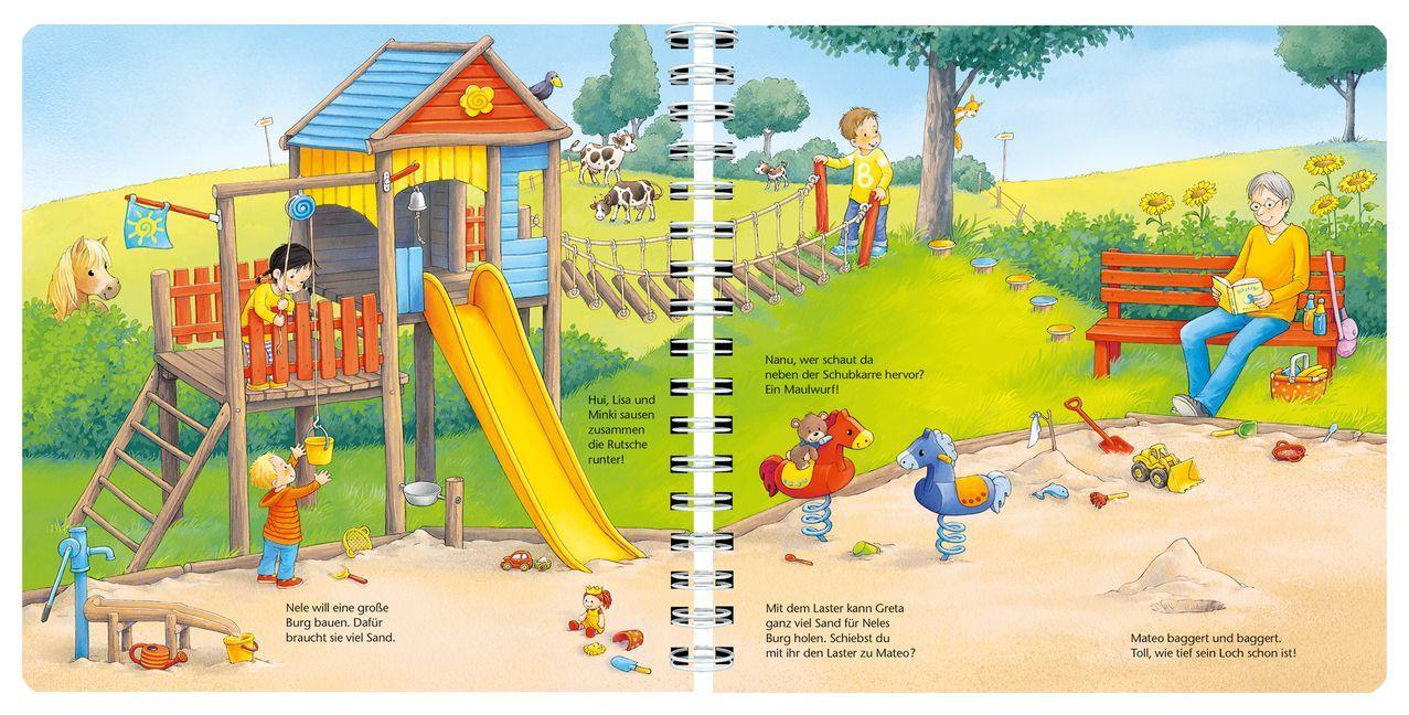 Beispielinhalt (Bild) Was gehört wohin? Auf dem Bauernhof