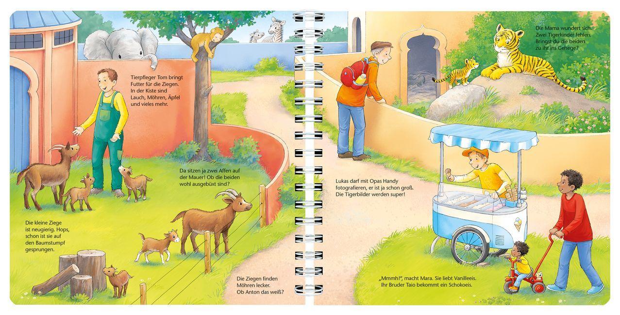 Beispielinhalt (Bild) Was gehört wohin? Auf dem Bauernhof