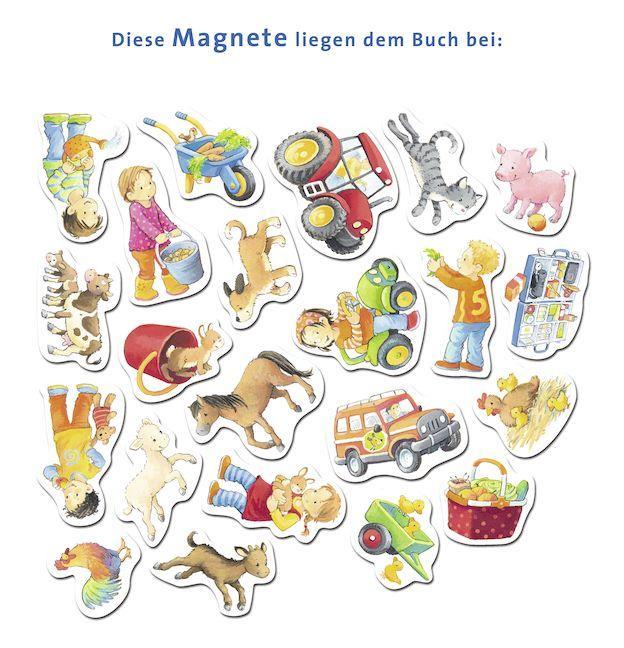 Beispielinhalt (Bild) Was gehört wohin? Auf dem Bauernhof