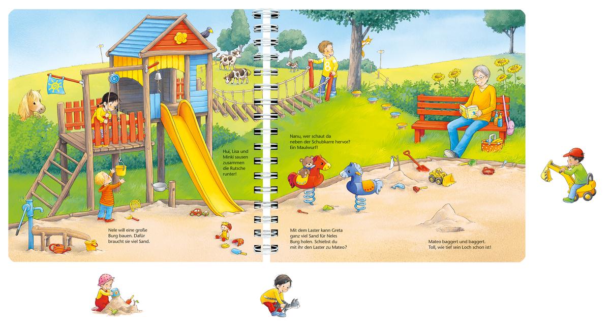 Beispielinhalt (Bild) Was gehört wohin? Auf dem Bauernhof