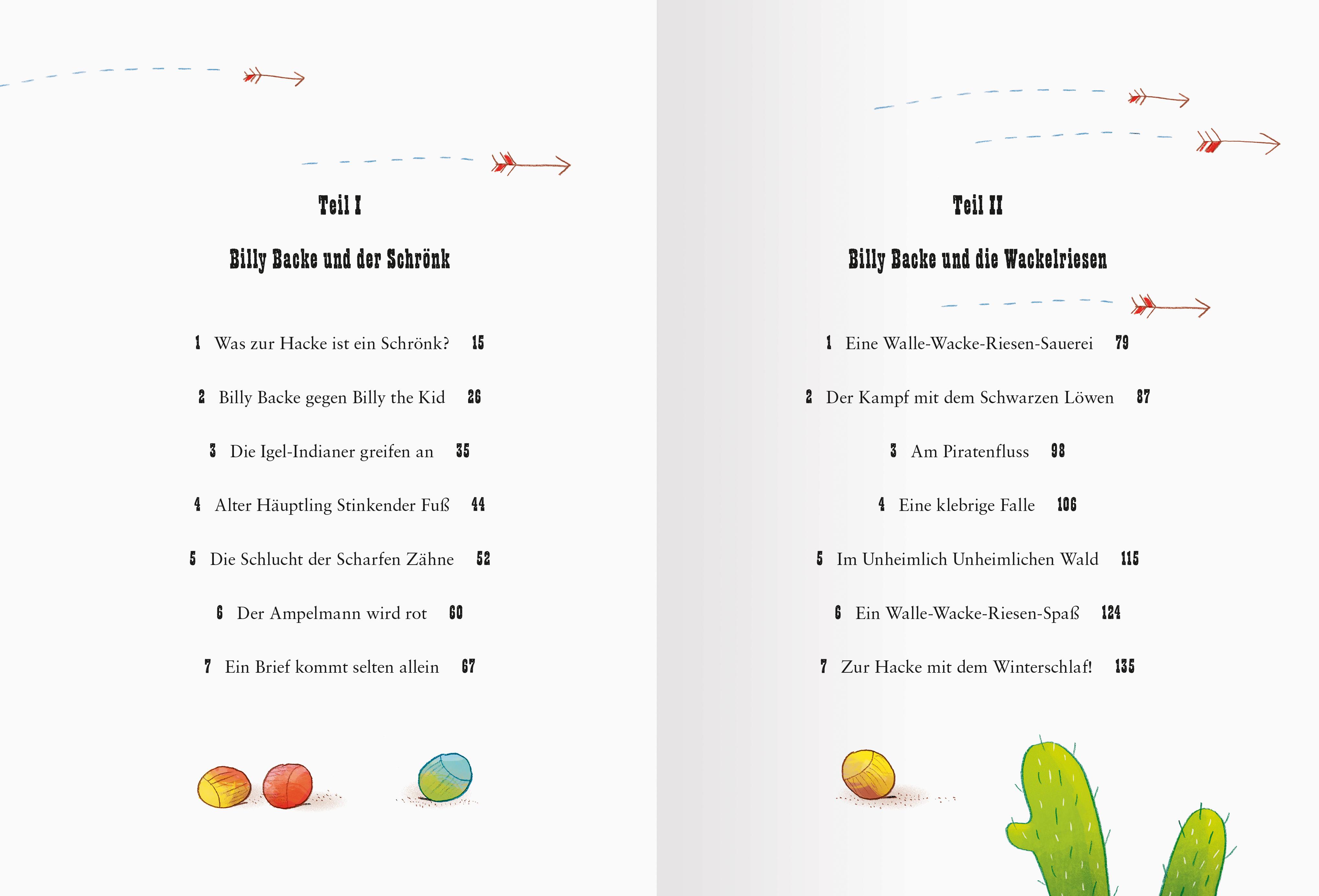 Beispielinhalt (Bild) Das große Buch von Billy Backe