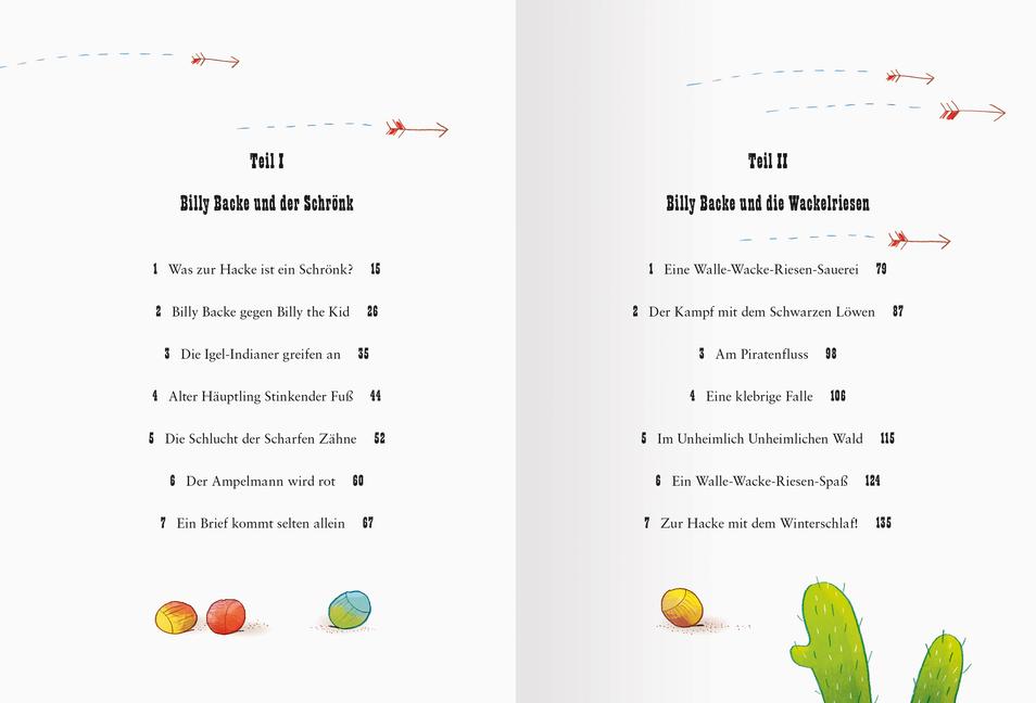 Beispielinhalt (Bild) Das große Buch von Billy Backe