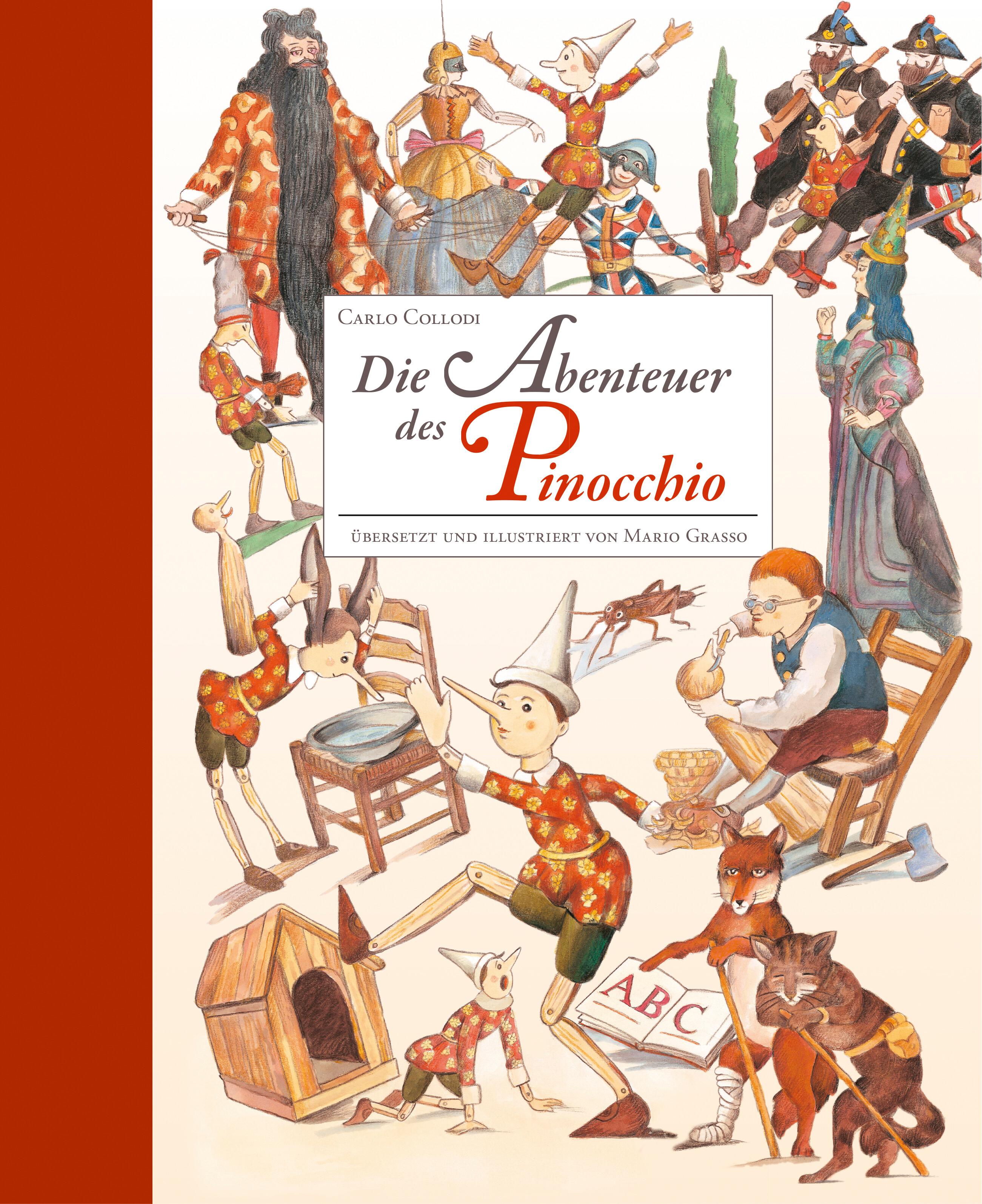 Vorderes Coverbild Die Abenteuer des Pinocchio
