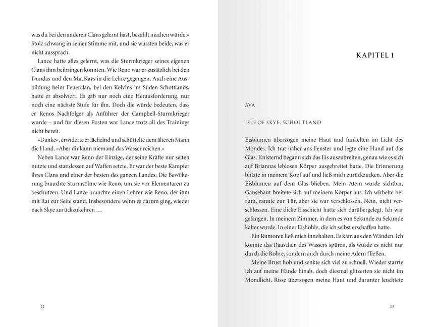 Beispielinhalt (Bild) Sturmtochter, Band 2: Für immer verloren