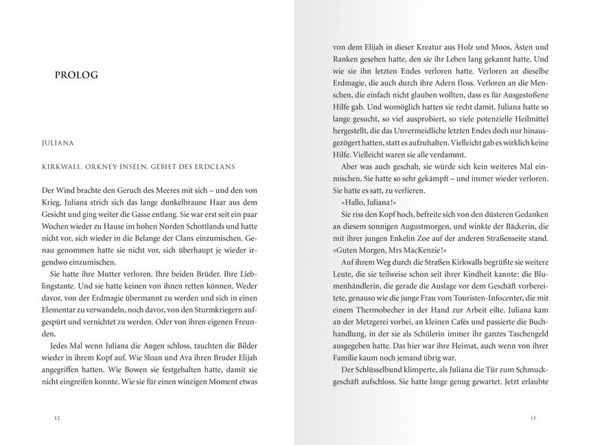 Beispielinhalt (Bild) Sturmtochter, Band 3: Für immer vereint