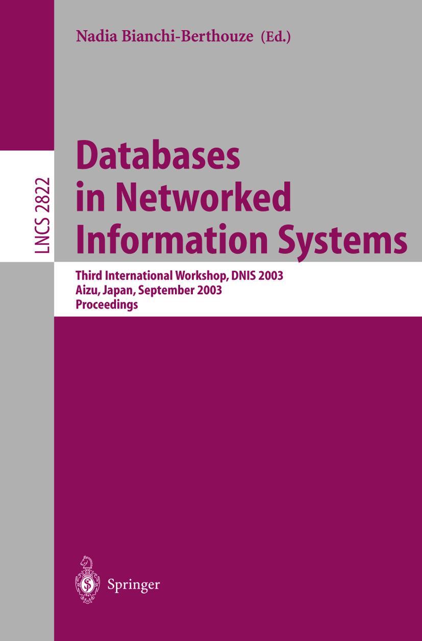 Vorderes Coverbild Databases in Networked Information Systems