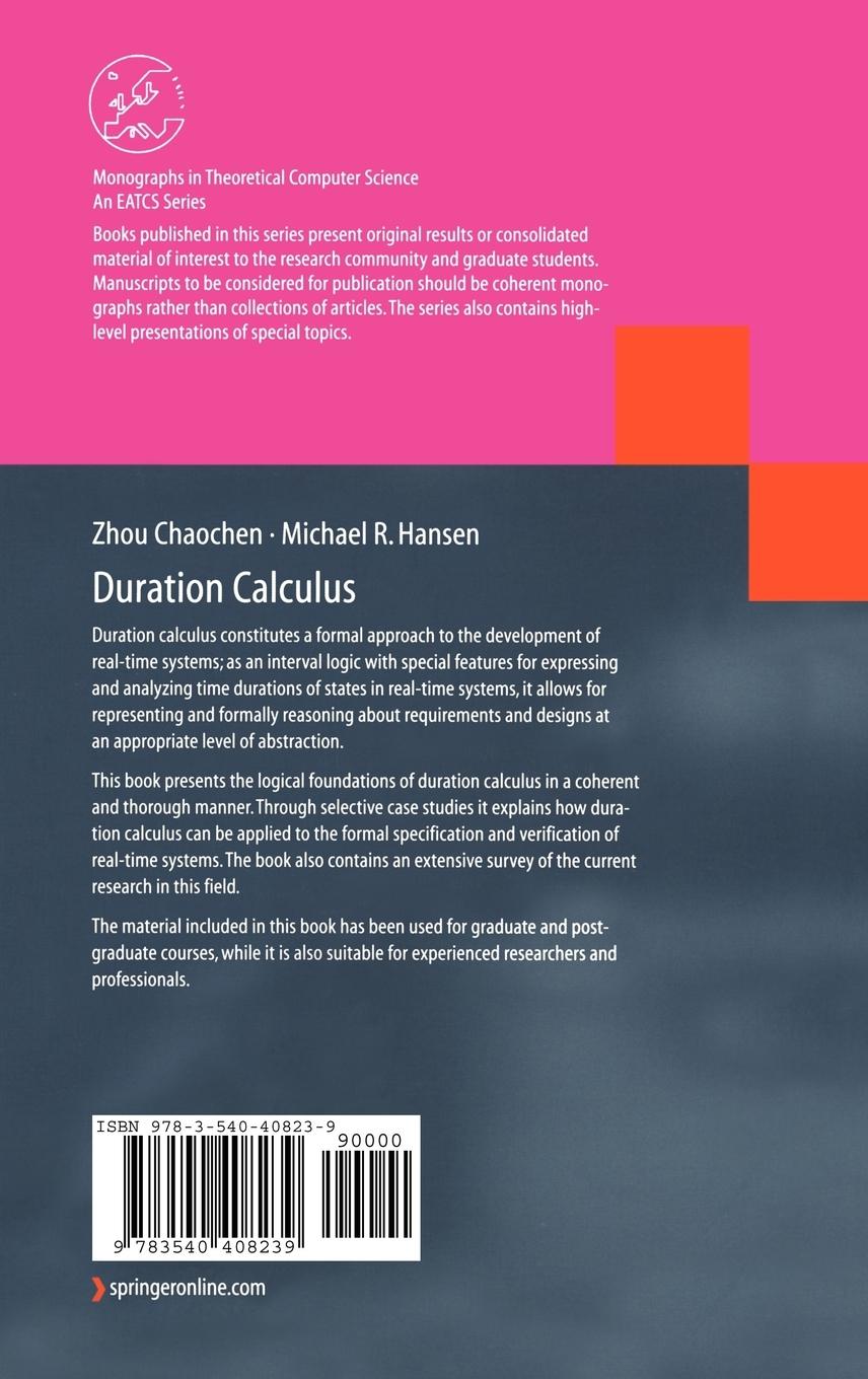 Rückseitencover Duration Calculus