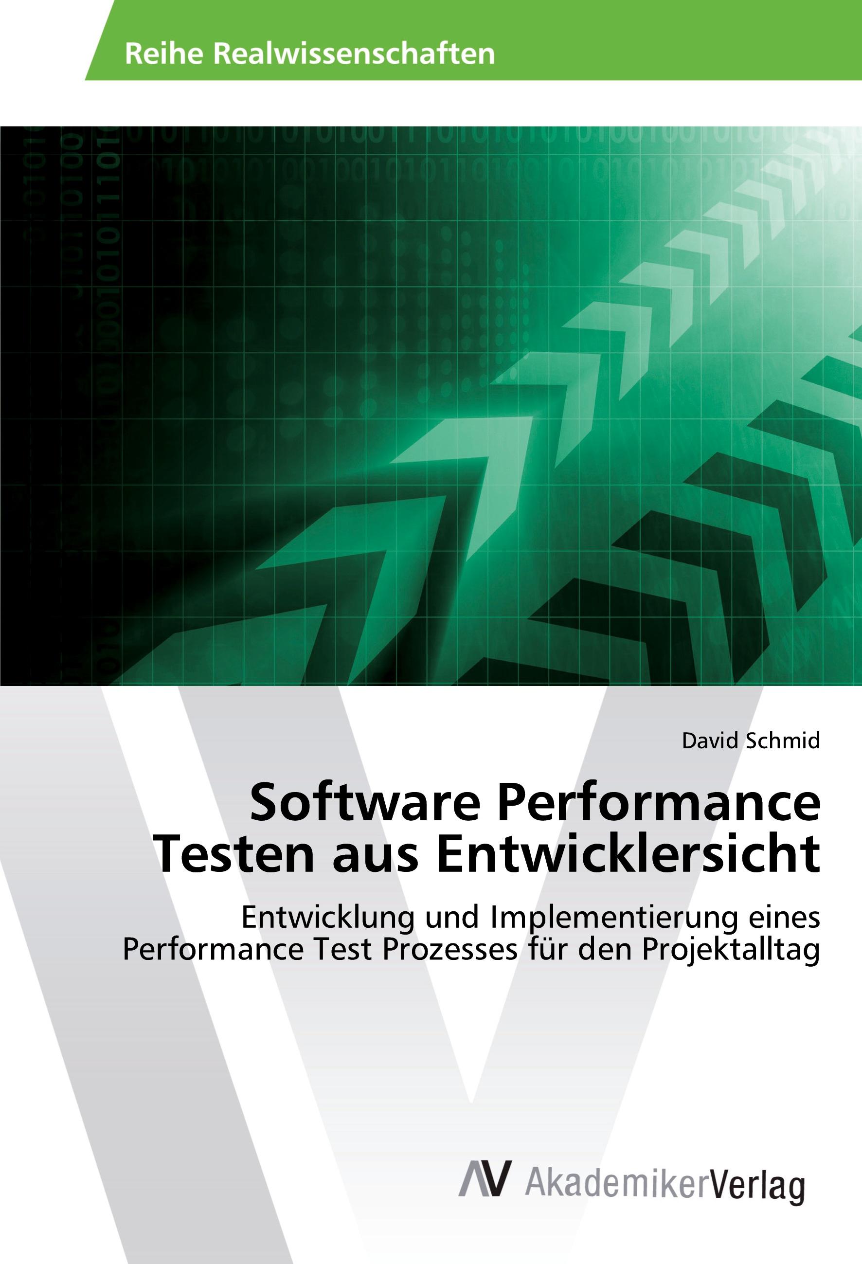 Vorderes Coverbild Software Performance Testen aus Entwicklersicht