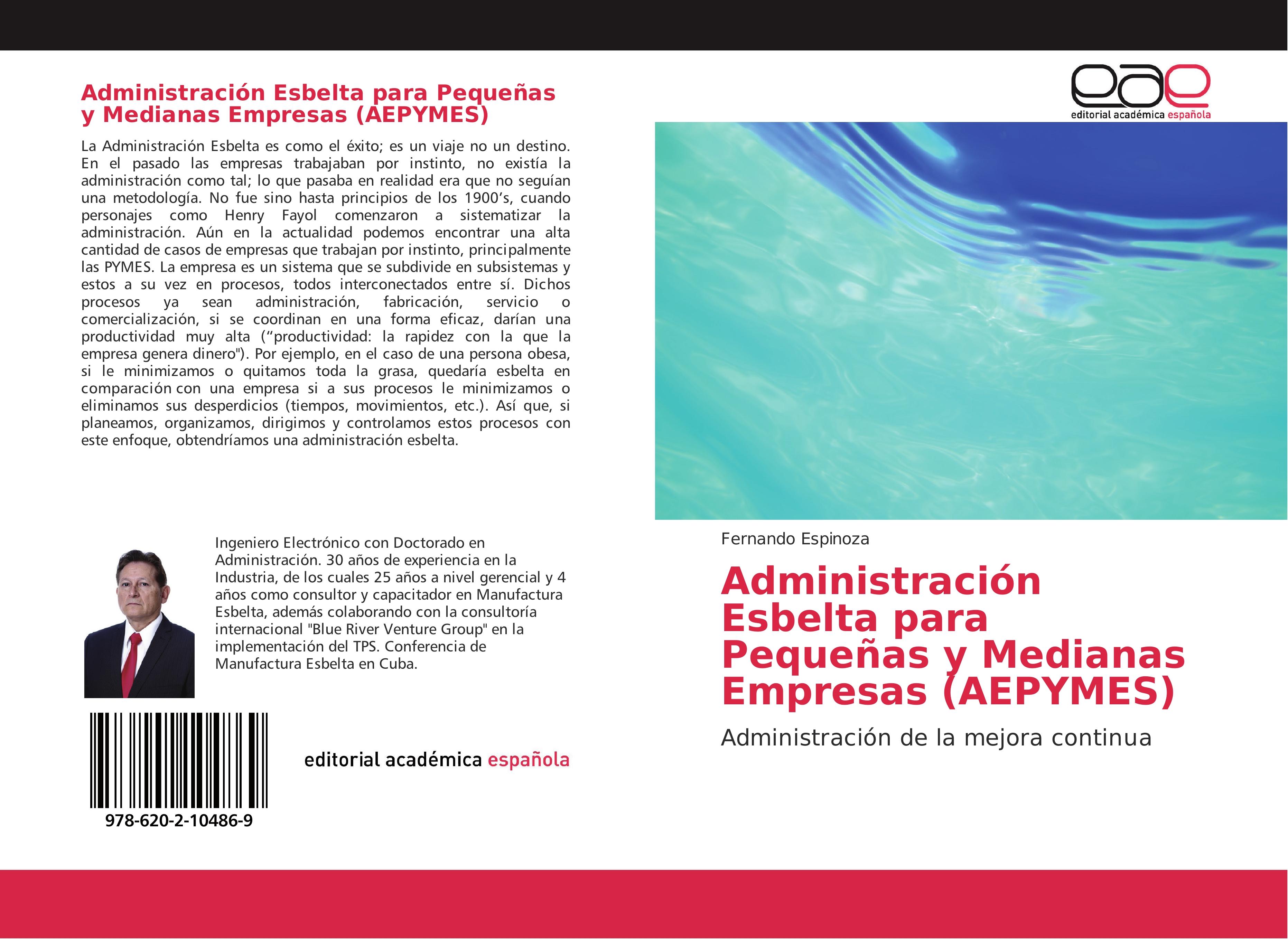 Vorderes Coverbild Administración Esbelta para Pequeñas y Medianas Empresas (AEPYMES)