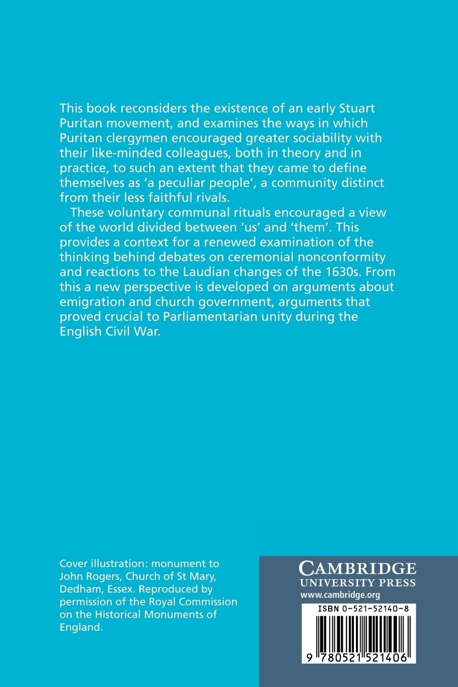 Rückseitencover Godly Clergy in Early Stuart England