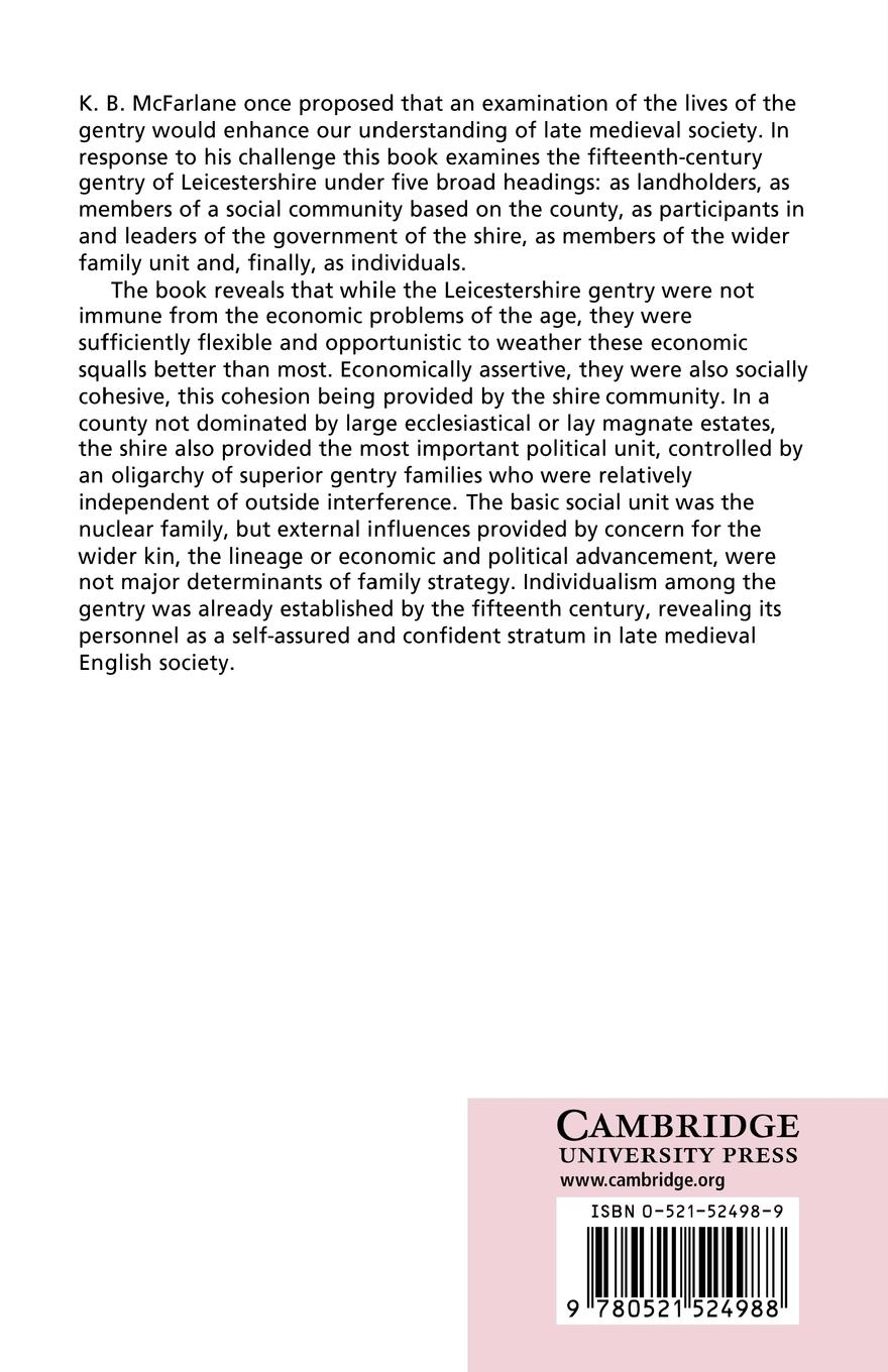 Rückseitencover A Gentry Community