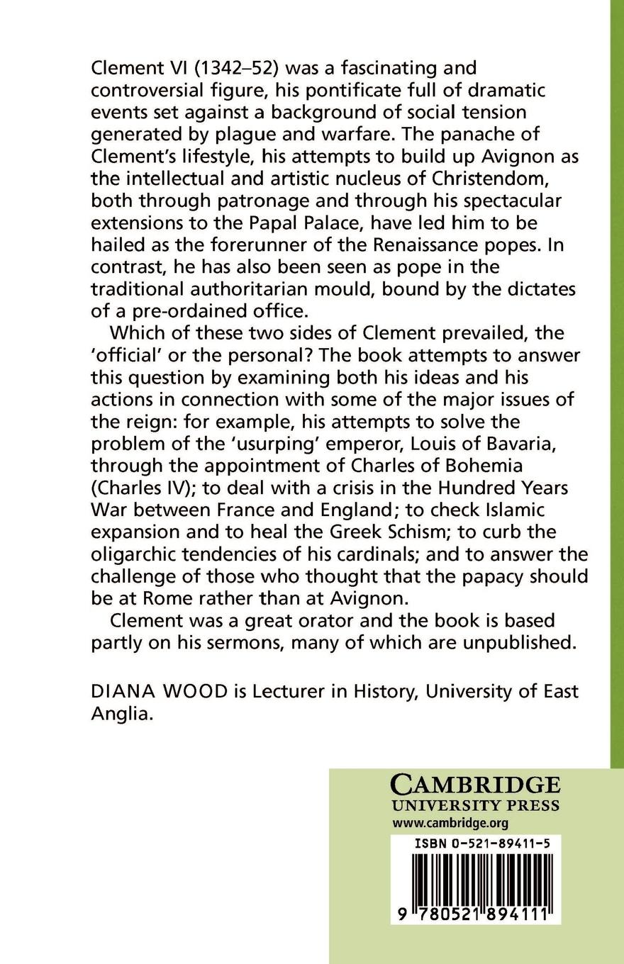 Rückseitencover Clement VI