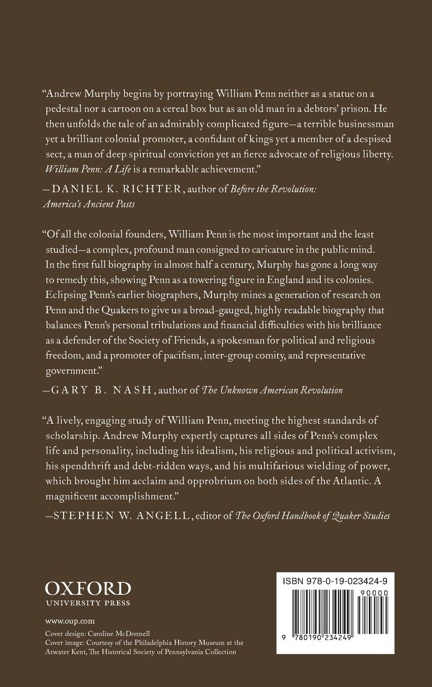 Rückseitencover WILLIAM PENN C