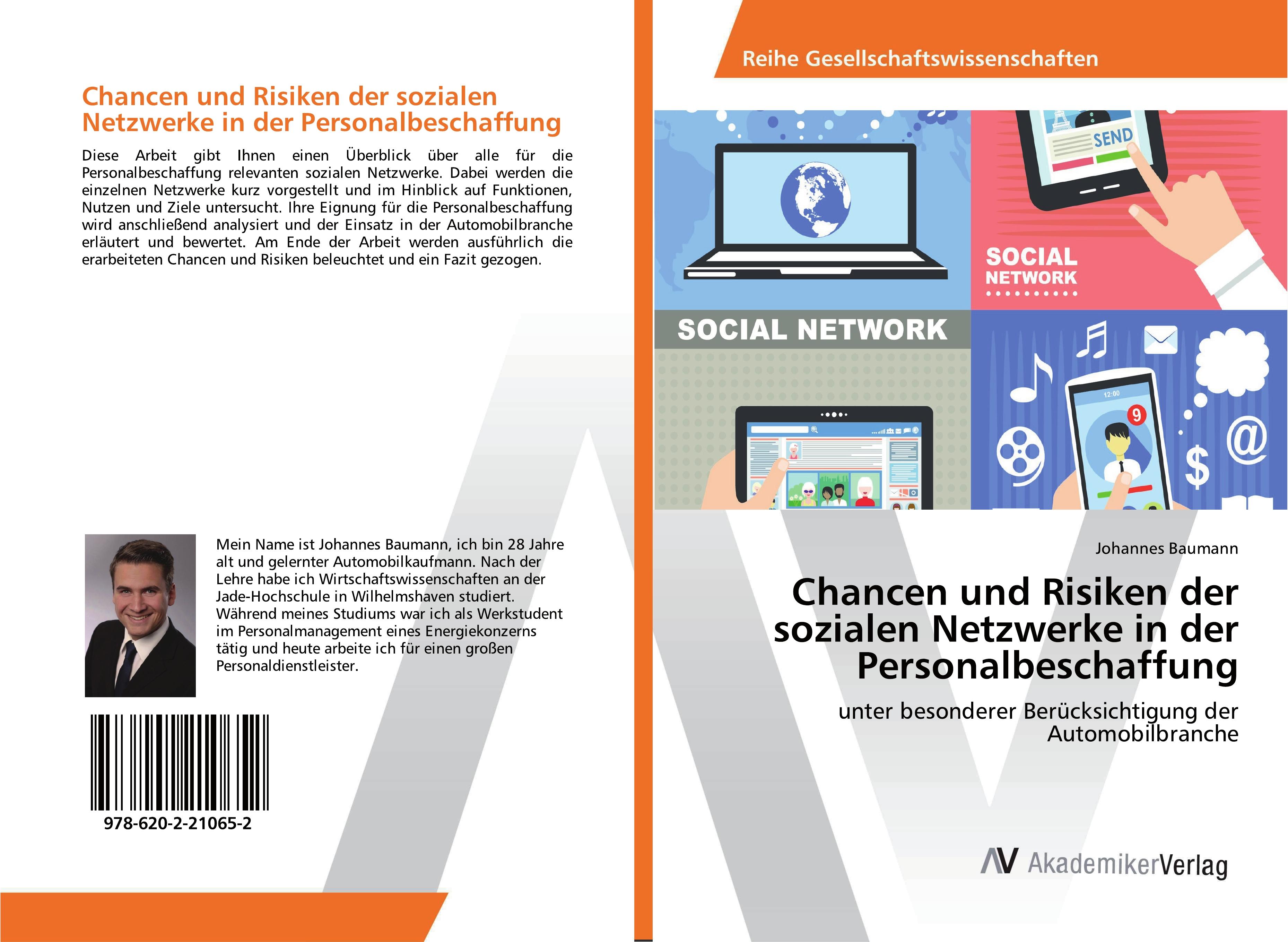 Vorderes Coverbild Chancen und Risiken der sozialen Netzwerke in der Personalbeschaffung