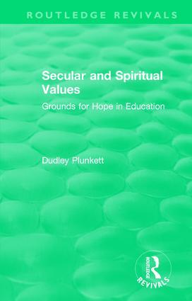 Vorderes Coverbild Secular and Spiritual Values
