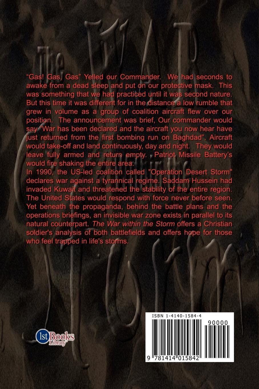 Rückseitencover The War Within the Storm