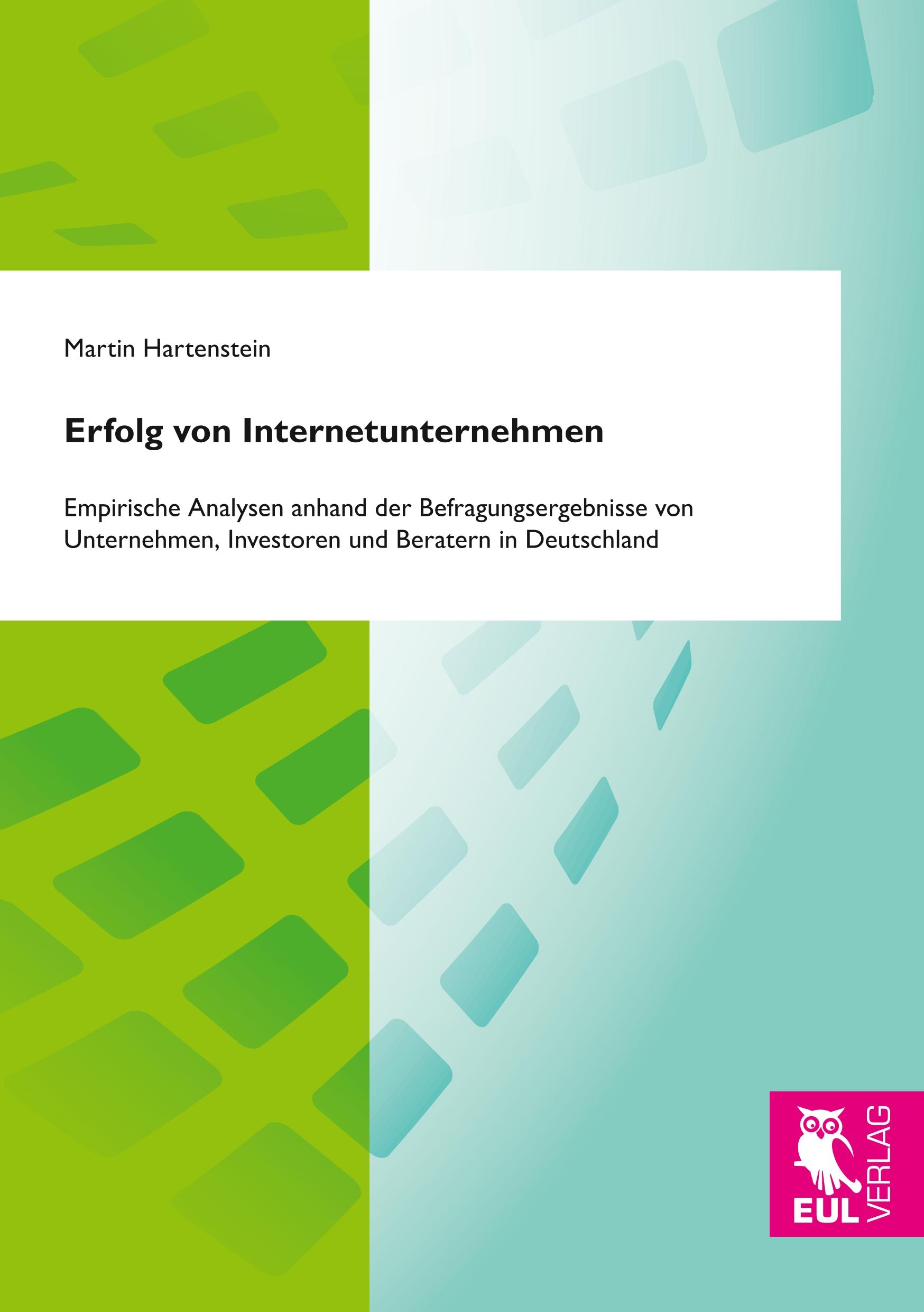 Vorderes Coverbild Erfolg von Internetunternehmen