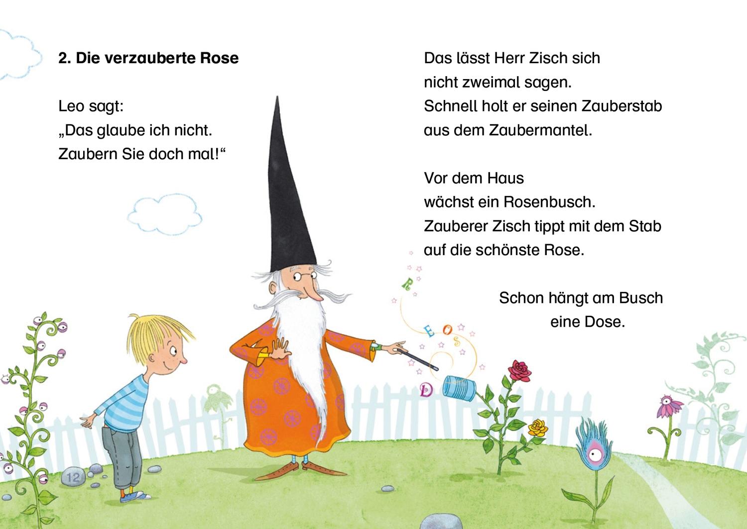 Beispielinhalt (Bild) Der Buchstaben-Zauberer