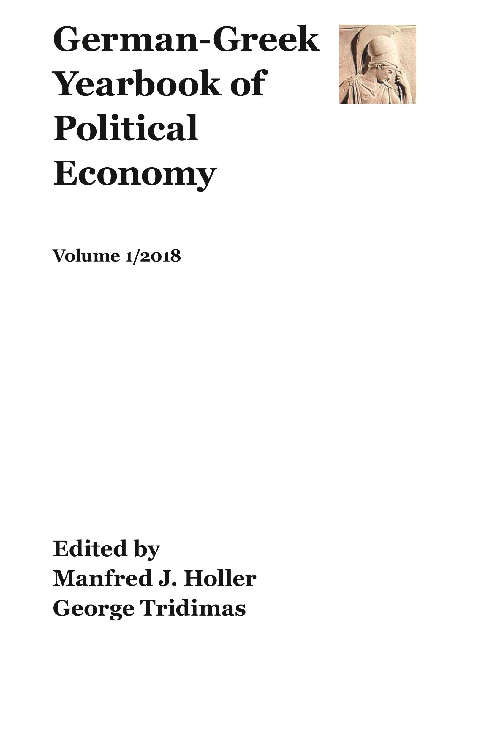 Vorderes Coverbild German-Greek Yearbook of Political Economy, Volume 1