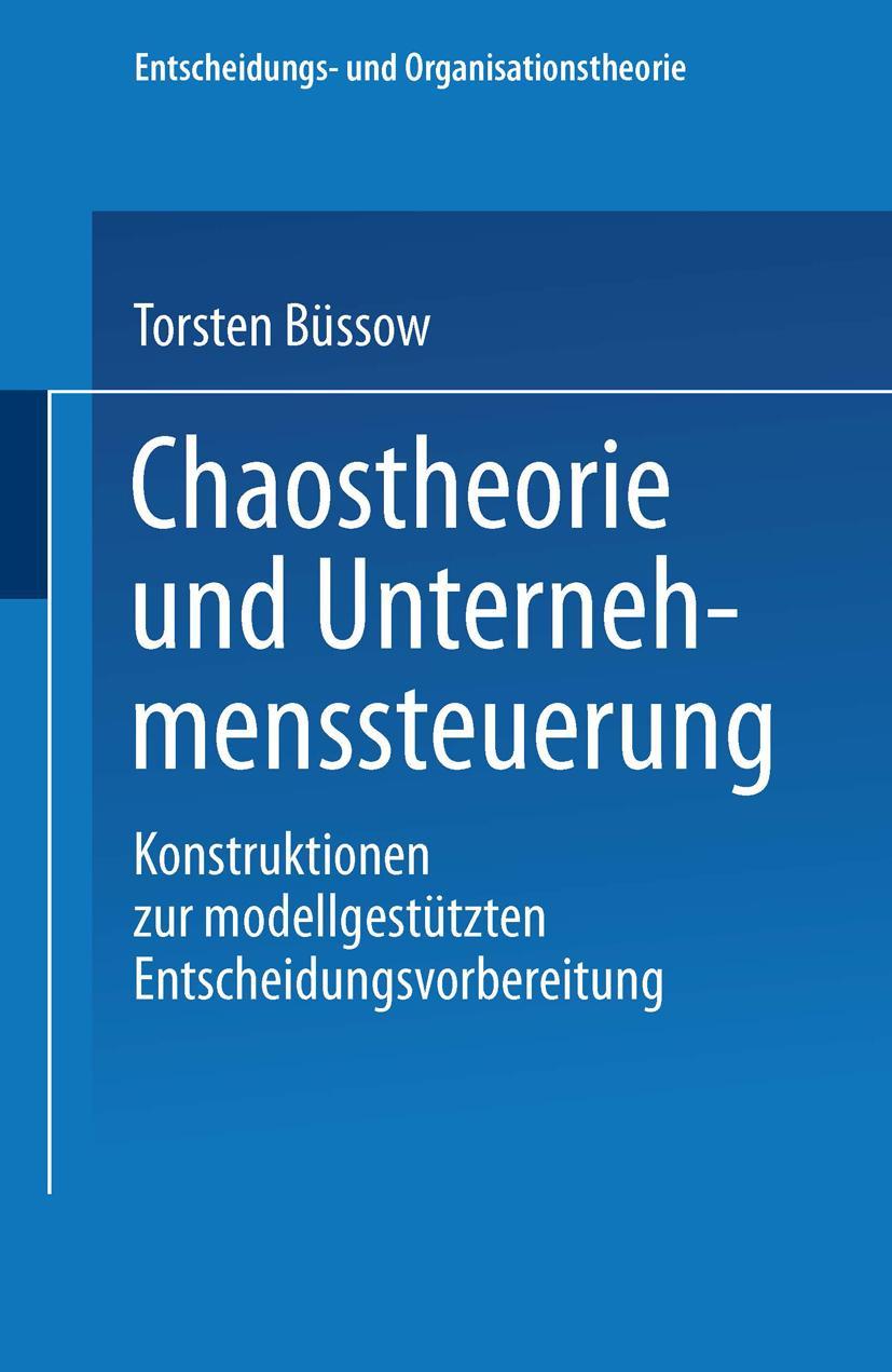 Vorderes Coverbild Chaostheorie und Unternehmenssteuerung