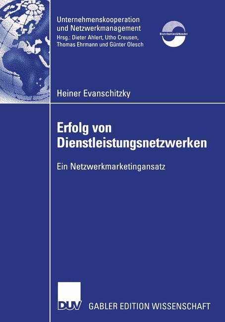 Vorderes Coverbild Erfolg von Dienstleistungsnetzwerken