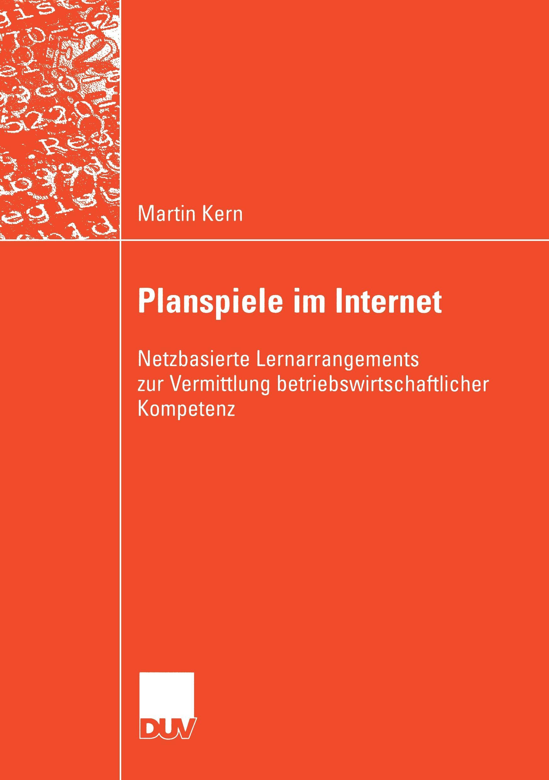 Vorderes Coverbild Planspiele im Internet