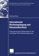 Vorderes Coverbild Internationale Rechnungslegung und Konzernabschluss