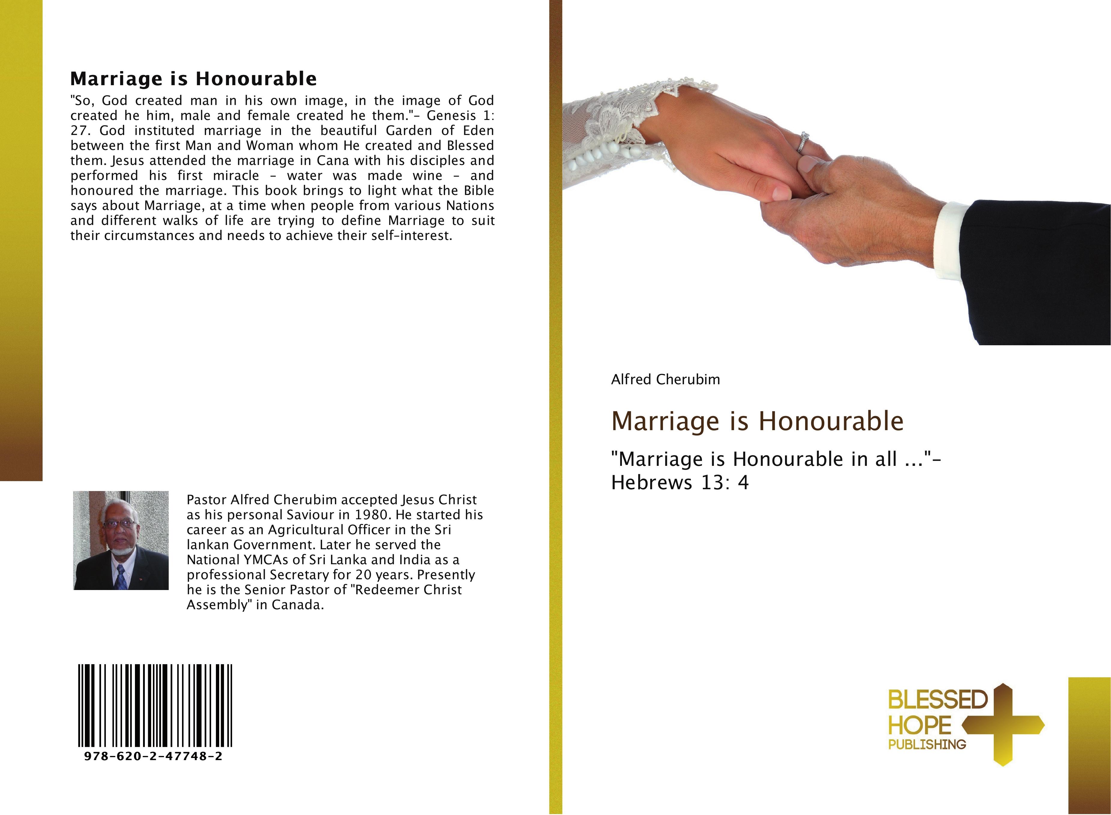 Vorderes Coverbild Marriage is Honourable