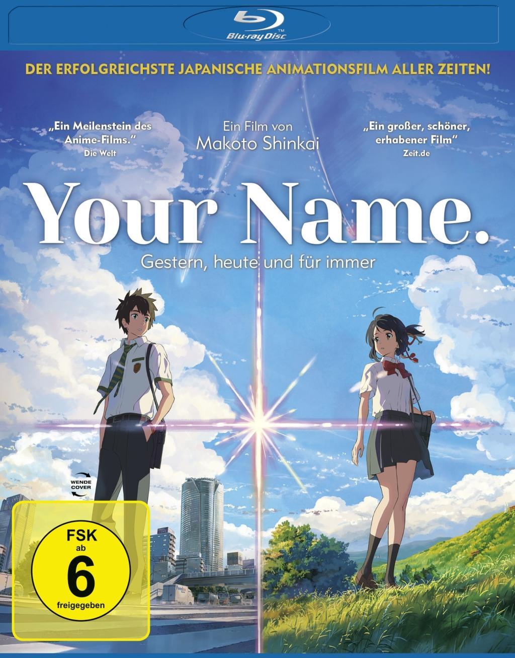 Vorderes Coverbild Your Name. - Gestern, heute und für immer