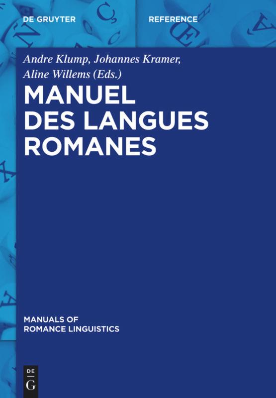 Vorderes Coverbild Manuel des langues romanes